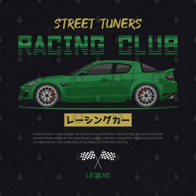 Tuner Green RX8 JDM by GoldenTuners